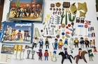 Vintage Playmobil Partial Sets Figures Accessories Boxes Lot Cowboys Ski Resort Used. Price: $99.99.