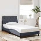 Frame With Headboard Mattress Foundation Bedroom Furniture Velvet Vidaxl New. Price: $250.99.