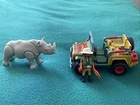 Playmobil 5904 Ranger Vehicle And Rhino Used. Price: $25.00.