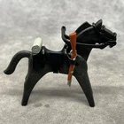 Playmobil Calvary Black Horse, Saddle, Bedroll & Rifle Western Theme Used. Price: $15.99.