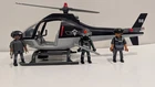 Retired Playmobil City Action 5675 Police Helicopter Used With Rare Swat Agent. Price: $19.99.