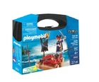 Playmobil Pirate Raft Carry Case Set 5655 W/ Firing Cannon 22 Pieces New. Price: $24.99.