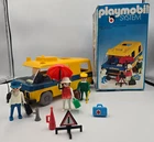 Vintage Playmobil 3255 Lufthansa Bus Set Incomplete With Box - Airline Used. Price: $74.99.