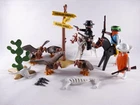 Playmobil Vintage 3748 Western Bandits Vultures Sign-collector-complete-excel Used. Price: $79.99.