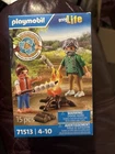 Playmobil Campfire With Marshmallows Set 71513 New In Box. Price: $35.00.