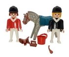 Playmobil 3305 Vintage Farm Riders And Horse Used. Price: $11.00.
