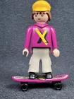 Playmobil Purple Skateboarder Figure With Retired Rare 2006 Used. Price: $6.00.