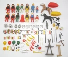 Vintage Playmobil 3806 Geobra Figures Horses Accessories 1974 Parts Replacements Used. Price: $66.00.