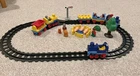 Vintage 1990 Playmobil 2X Trains Set With Tracks 10 Figures, And More Used. Price: $69.99.