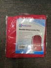 Shoulder Strap Laundry Bag - Drawstring Locking Closure Durable Nylon Material New. Price: $12.95.