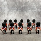 11 Playmobil Victorian Royal Palace Guards Soldiers- No Cufflinks -some Fading Used. Price: $121.00.