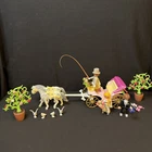 Playmobil City Life 9427 Wedding Carriage W/ Bride & Groom, Horses Used. Price: $28.99.