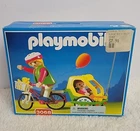 Playmobil #3068 Bike Mother Kid Trailer Set Vtg 1999 New Bear Flag Basket. Price: $26.05.