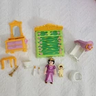 Playmobil 5146 Royal Chamber Nursery With Cradle Master Bedroom Incomplete Used. Price: $19.00.