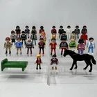 Playmobil Figures Pirate Cops Surfer Dragon Rider Horse People Kids Toy Set Lot Used. Price: $31.10.