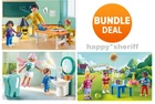 Playmobil Three Gift Sets 71965 71967 And 71968 Bundle All New No Box. Price: $57.00.