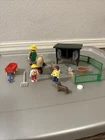 Playmobil 3751 Rabbit Hutch With Grandfather Farmer & Children Complete Used. Price: $23.00.