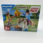 Playmobil Country 70505- Starter Pack Horseback Riding New Open Box. Price: $12.99.