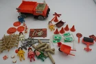 Vtg Playmobil 1970'S Construction Lot Figures Tools Truck Ladders Pipes Used. Price: $23.95.