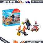 Playmobil Action Heroes Firefighter With Water Pump Kids Toy Playset #71826 New. Price: $35.83.