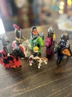 Vintage Playmobil Medieval Castle Knights/accessories Lot Horses, Figures, Etc Used. Price: $79.99.