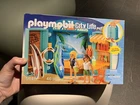 Playmobil City Life 5641 Surf Shop Beach Seaside 46 Piece Set Take Along. P3 New. Price: $22.00.
