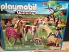 Vintage Playmobil Country 5227 Paddock With Horses And Pony! Complete Box 2011 Used. Price: $18.50.