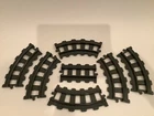 Playmobil 1990 Geobra Black Train Track Pieces 6 Curved And Straight Used. Price: $12.98.