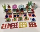 Playmobil People Dollhouse Furniture Table, Chairs, And More, 50 Pieces, Used. Price: $59.95.