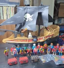 Playmobil Pirate Raider Ship Playset With Figures And Accessories 6678 1990S Used. Price: $99.99.