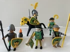 Playmobil Medieval Castle Knights & Horse W/shields, Weapons Pictured Used. Price: $55.00.
