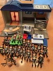 Playmobil Take Along City Action Police Station 5689 (incomplete) +18 Figures Used. Price: $50.00.