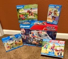 5 Playmobil Playsets New Ambulance My Life City Country Horse 163 Pcs. Price: $95.00.