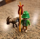 Playmobil 4516 Goat Herder Shepherd Boy Complete Except Missing Collar - No Box Used. Price: $12.00.