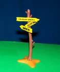 Vintage Playmobil Western Sign: Colorado Springs / Silver Santa Fe Used. Price: $6.99.