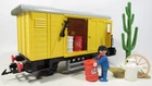 Vtg 1987 Playmobil Pennsylvania Railroad Train Yellow Storage Car #4029 Rare Used. Price: $149.50.