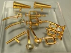 Playmobil Antique Golden Pieces X 12 English-clown-musician-trumpet Used. Price: $12.95.