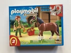 Playmobil Country #5108 Shire Horse W/ Groomer & Stable /new In Box. Price: $38.95.