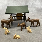 Playmobil Animal Feeder, Hay, Deer & Rabbits Used. Price: $18.99.