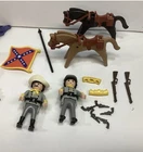 Playmobil Set 3783 Mounted Rebels - Confederate Soldiers Civil War 100% Complete Used. Price: $35.05.