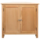 Solid Oak Wood Corner Cabinet Space Saving Storage 31.4" Hallway Shelf Vidaxl New. Price: $239.99.