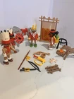 Vtg Playmobil 3733 Geobra Indian Native American Baby Headdress Horse Lot 1974 Used. Price: $34.99.