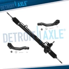 Power Steering Rack And Pinion Assembly Outer Tie Rods For 1996-2000 Honda Civic New. Price: $209.77.