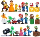 Isaneihas Mario 28 Pcs/set Figures Toy - & Luigi Figurines Yoshi Act New. Price: $67.44.