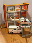 Playmobil Hospital Lot Helicopter, Ambulance, Police, People, Floor Expansion Used. Price: $185.00.