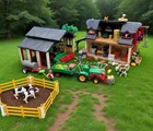 Playmobil 4055 Mega Farm Lot Combine And Tractor Nearly Complete Over 700 Pieces Used. Price: $264.99.