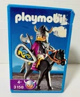 2001 Playmobil Viking On Horse Figure Set #3158 Ages 4+ Vintage New. Price: $27.99.