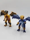 Playmobil Ice Dragon Warrior Winged Blue 4" Tall & Brown B139 Baga Used. Price: $14.99.