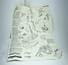 Playmobil 3550 Blueprint/ Instructions Building Plan Pirate Ship Used. Price: $19.99.