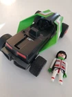 Playmobil Racing 5174 Fast Wind Up Green Rally Car Turbo Racer Miss Wheel Used. Price: $9.33.